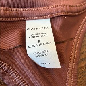 Athleta Women's Mesh Striped Racerback Tank Top - Brown